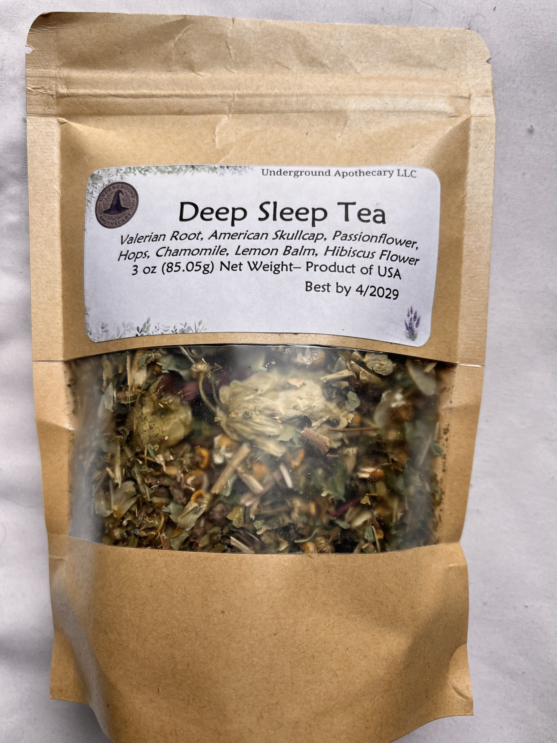 IMG_0894 Deep Sleep Tea - 3 oz. Bag - Image 1