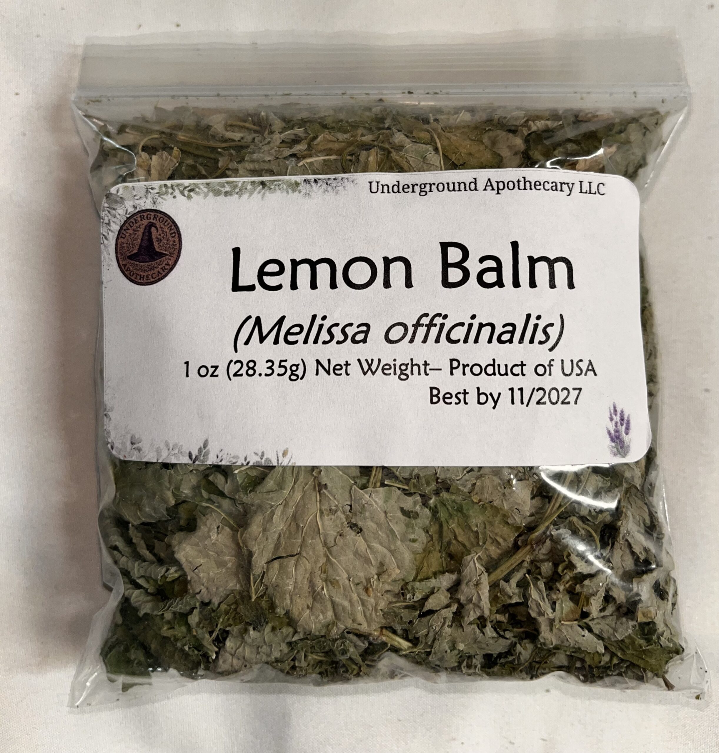 IMG_0872 Lemon balm (Melissa officinalis) - 1 oz. poly bag - Image 1